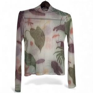 Atelier Crump Floral Sheer Long Sleeve Top Mesh
Fairy goth